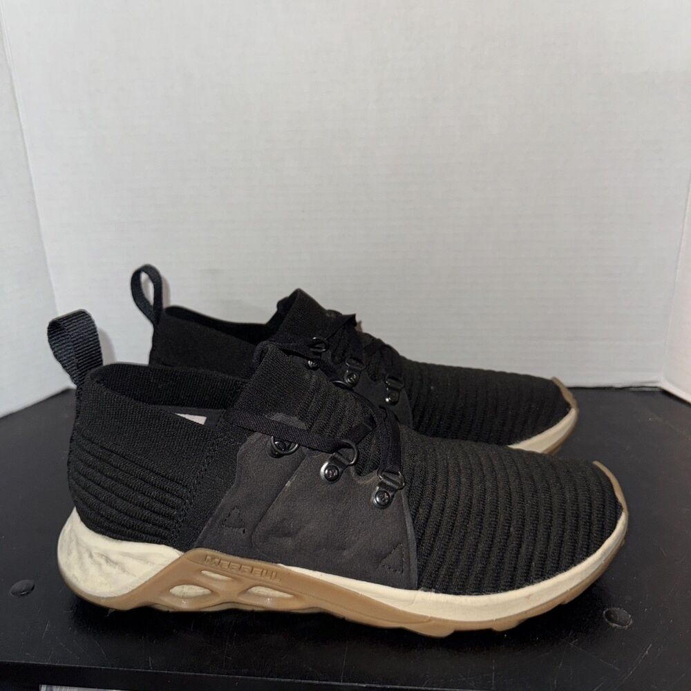 Merrell Range AC+ Shoes Sneaker Men 9.5 Black Gum Hiking Trail Outdoor J97497